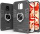 Hello Case ETUI PANCERNE DO XIAOMI REDMI NOTE 9 PRO CZARNE OBUDOWA ARMOR HOLDER SZKŁO 1