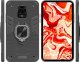 Hello Case ETUI PANCERNE DO XIAOMI REDMI NOTE 9 PRO CZARNE OBUDOWA ARMOR HOLDER SZKŁO 1