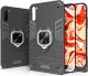 Hello Case ETUI PANCERNE DO XIAOMI REDMI NOTE 8 CZARNE OBUDOWA ARMOR HOLDER SZKŁO 9H 1