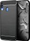 Hello Case Etui Do Samsung Galaxy A40 (Pancerne, Karbon, Karbonowe, Czarne) Szkło 5D 1