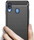 Hello Case Etui Do Samsung Galaxy A40 (Pancerne, Karbon, Karbonowe, Czarne) Szkło 5D 2