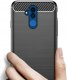 Hello Case Etui Do Huawei Mate 20 LITE (Czarne, Pancerne, Karbon) Szkło hartowane 5D 2