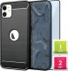 Hello Case ETUI DO IPHONE 11 | PANCERNE KARBON CASE CZARNE | OBUDOWA SZKŁO HARTOWANE 1