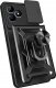 Hello Case ETUI PANCERNE DO REALME NOTE 50 CZARNE OBUDOWA ARMOR HOLDER RING CASE 4