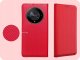 Hello Case ETUI Z KLAPKĄ DO HONOR MAGIC 6 LITE / X50 5G CZERWONE ZAMYKANE MAGNETYCZNE 3