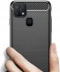 Hello Case ETUI DO OPPO A15 / A15S / A35 | PANCERNE KARBON CASE CZARNE | OBUDOWA SZKŁO 3