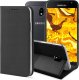 Hello Case ETUI Z KLAPKĄ DO SAMSUNG GALAXY J3 2017 CZARNE ZAMYKANE MAGNETYCZNE KABURA 1