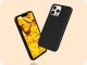 Hello Case Etui do Apple Iphone 12 Pro Ma (Czarne, Matowe, Obudowa Slim) SZKŁO 9H 2