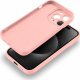 Hello Case Etui case obudowa do Apple iPhone 15 różowe matowe silikonowe 6