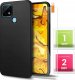 Hello Case Etui do Realme C11 2021 / C20 (Czarne, Matowe, Slim, Silikon) SZKŁO 9H 1