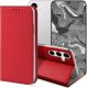 Hello Case ETUI Z KLAPKĄ DO Samsung Galaxy S24 Plus CZERWONE ZAMYKANE MAGNETYCZNE 1