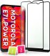 Hello Case 2-pak Szkło Hartowane do Motorola Moto E7i POWER Pełne Na cały ekran 5D 9H 1