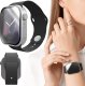 Hello Case Pasek Do Apple Watch 8 / SE / 4 / 5 / 6 / 7 (42mm, 44 mm S/M, Guma, Czarny) 1