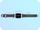 Hello Case Pasek Do Apple Watch 8 / SE / 4 / 5 / 6 / 7 (42mm, 44 mm S/M, Guma, Czarny) 6
