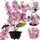 PrzydaSie Kwiaty Sztuczne W Doniczce Kwiat Orchidea Doniczka 2