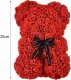 PrzydaSie Miś Z Róż 25Cm Z Płatków Róż Prezent Matki Kobiet 6