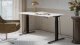 Cama Meble Biurko z elektryczną regulacją wysokości MOON LONG 150x80x72-120 czarny/biały 3