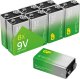 GP 1x8 GP Super Alkaline 9V-Block 6LR61 Bulk Box      030E1604ALB8 1