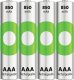 GP 1x4 GP ReCyko NiMH Batteries AAA 850mAH, ready to use 1