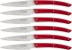 Laguiole Tradition Jean Dubost Laguiole 6 pcs. Knife Set, Acrylic Red 1