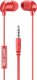 Słuchawki Cellular Line IN-EAR EARPHONES WITH MIC UNIV. RED 1