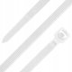 Montis Opaski zaciskowe Montis białe 4,8x400mm MT140 /100szt 11