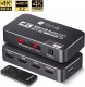 Techly Techly 367171 3-portowy przełącznik HDMI 2.0b 4K*60Hz 3x1 z pilotem IR 1
