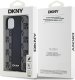 DKNY Leather Checkered Mono Pattern MagSafe - Etui iPhone 11 (czarny) 18
