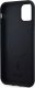 DKNY Leather Checkered Mono Pattern MagSafe - Etui iPhone 11 (czarny) 7