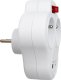 Maclean Gniazdko prądowe rozgałęźnik z 2 gniazdami i USB A/C 2.4A 2x16A (MCE336) 2