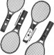 JYS 2x Rakieta Tenis Na Joy-con Joycon Do Nintendo Switch Oled / Mario Tennis / Jys 4