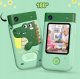 Aparat cyfrowy Xrec Aparat Cyfrowy 48mp Kamera 1080p Dla Dziecka Gry Latarka Mp3 Budzik Telefon / Bls-i9 / Zielony Dinozaur 7