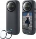 Osłona na obiektyw Telesin Zestaw Osłon 2x Osłona Na Obiektyw Obiektywy Do Insta360 X3 / X 3 Telesin / S6-ptc-03-tis 1