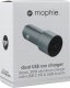 Ładowarka Mophie Mophie - podwójna ładowarka samochodowa USB-C/USB-A 30W srebrna - Gwarancja bezpieczeństwa. Proste raty. Bezpłatna wysyłka od 170 zł. 3