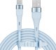 Kabel USB Kruger&Matz USB-A - USB-C 1 m Niebieski (KM1268-1BL) 2
