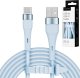 Kabel USB Kruger&Matz USB-A - USB-C 1 m Niebieski (KM1268-1BL) 4