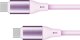 Kabel USB Kruger&Matz USB-C - USB-C 1 m Różowy (KM1269-1P) 1