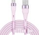 Kabel USB Kruger&Matz USB-A - microUSB 1 m Różowy (KM1270-1P) 3