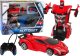 LeanToys Auto Robot Transformer 2w1 Pilot R/C Zdalnie sterowane Czerwony 1