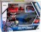 LeanToys Auto Robot Transformer 2w1 Pilot R/C Zdalnie sterowane Czerwony 4