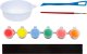 LeanToys Zestaw DIY Do Malowania Dinozaury Gips Magnesy 1