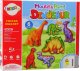 LeanToys Zestaw DIY Do Malowania Dinozaury Gips Magnesy 3