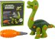 Figurka LeanToys Dinozaur Brachiosaurus Do Rozkręcania Zielony 1