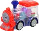LeanToys Wesoła Lokomotywa Dla Malucha Napęd Frykcyjny Światła LED 1