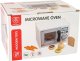 LeanToys Drewniana Kuchenka Mikrofalowa Mikrofalówka Jedzenie Biała 5