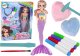 LeanToys Zestaw DIY Syrena Fioletowa Skarby Wykopaliska 1