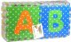 LeanToys Puzzle Piankowe Kolorowe Alfabet i Cyferki 36 elementów 4