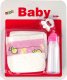 LeanToys Zestaw Dla Lalek Akcesoria Smoczek Butelka Pieluchy 4