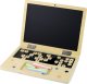 LeanToys Tablica Drewniana Laptop Kreda 1