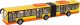 LeanToys Autobus Miejski Przegubowy Zdalnie Sterowany RC Pomarańczowy 1